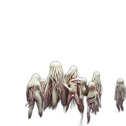 hair, creature, crown, mask transparent PNG cut-out