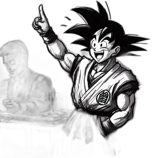 concept art, comic book art, pencil sketch, cartoon transparent PNG cut-out