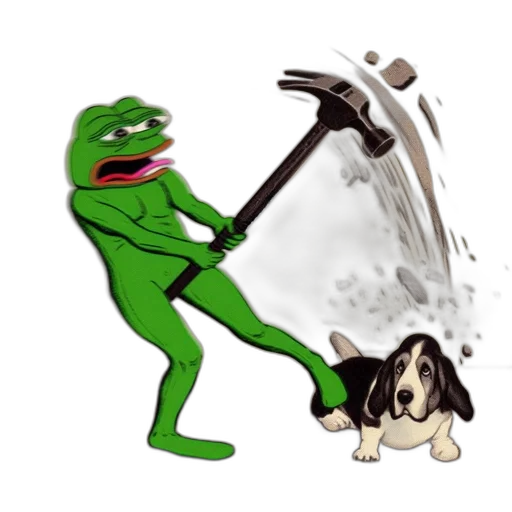 weapon, staff, animal, creature transparent PNG cut-out