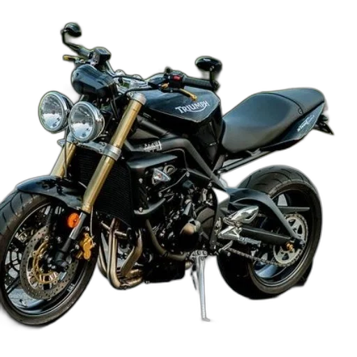 photorealistic, 3d render, black, triumph transparent PNG cut-out