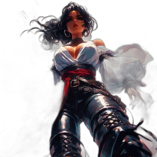 comic book art, fantasy art, concept art, photorealistic transparent PNG cut-out