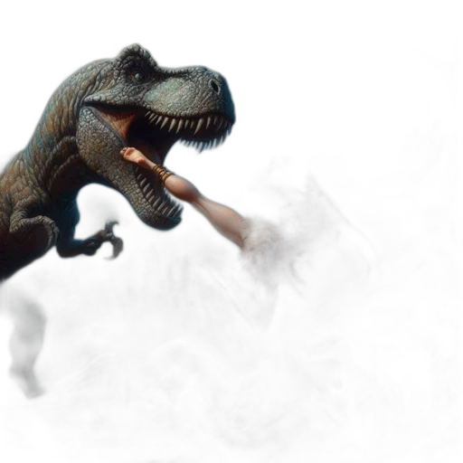 dragon, creature, animal, staff transparent PNG cut-out