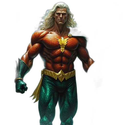 comic book art, concept art, fantasy art, 3d render transparent PNG cut-out