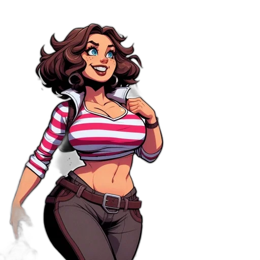concept art, comic book art, pixel art, cartoon transparent PNG cut-out