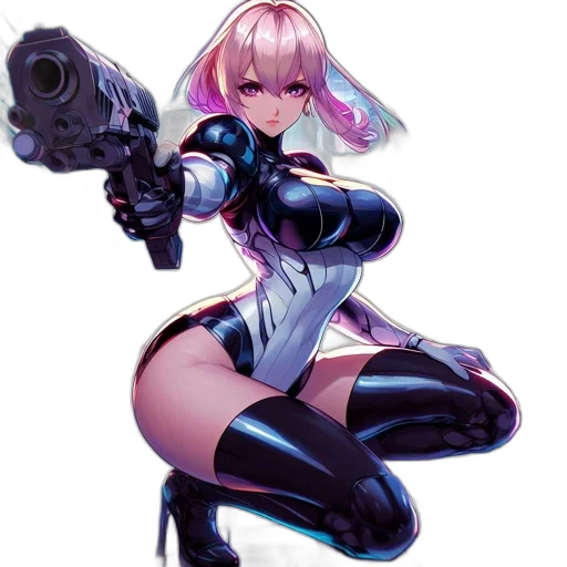 weapon, robot, concept art, cyberpunk transparent PNG cut-out