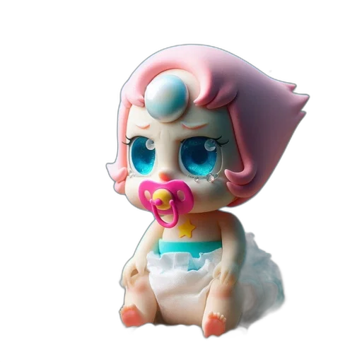 creature, 3d render, vaporwave, concept art transparent PNG cut-out