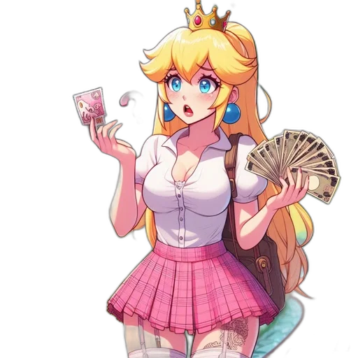 dress, staff, crown, animal transparent PNG cut-out