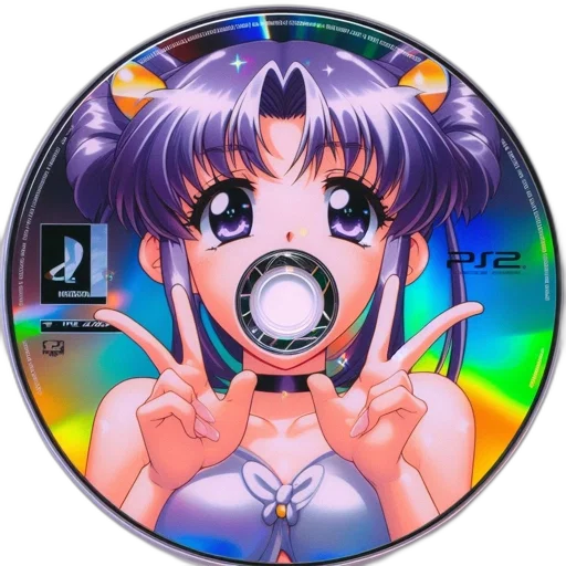 weapon, vaporwave, anime, pixel art transparent PNG cut-out