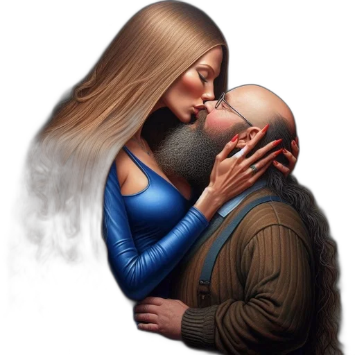 hair, fantasy art, photorealistic, concept art transparent PNG cut-out