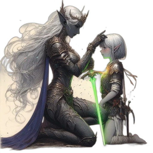 sword, dragon, weapon, fantasy art transparent PNG cut-out