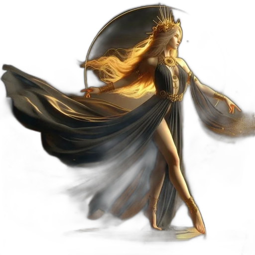 dress, hair, concept art, fantasy art transparent PNG cut-out