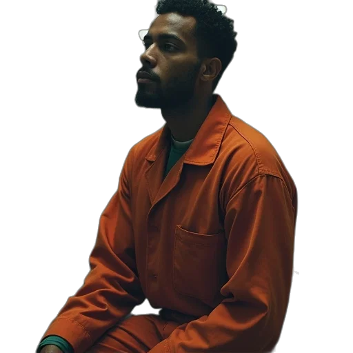 jacket, face, staff, fire transparent PNG cut-out