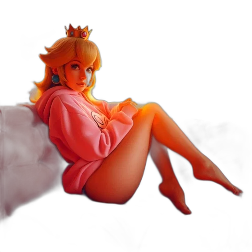 dress, crown, concept art, 3d render transparent PNG cut-out