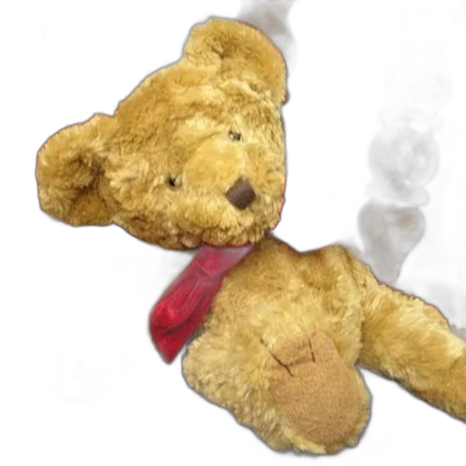 staff, fire, brown, teddy transparent PNG cut-out