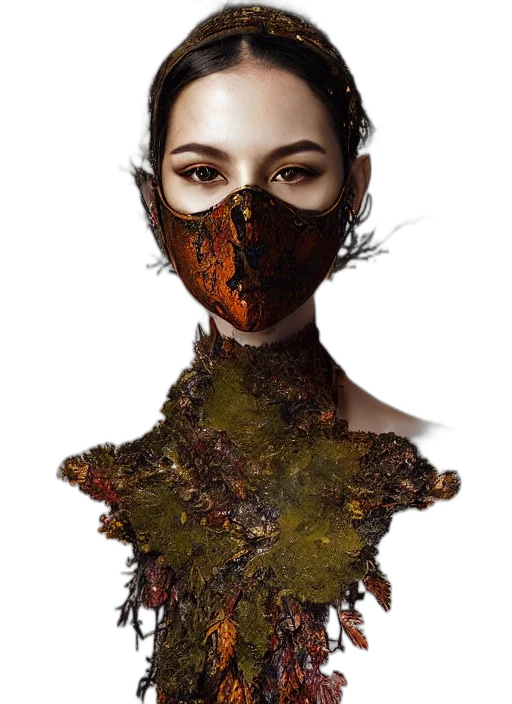 mask, face, creature, dress transparent PNG cut-out