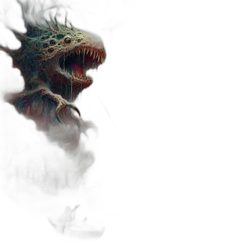 dragon, creature, mask, animal transparent PNG cut-out