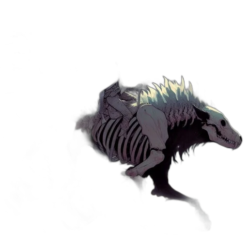 creature, dragon, animal, hair transparent PNG cut-out