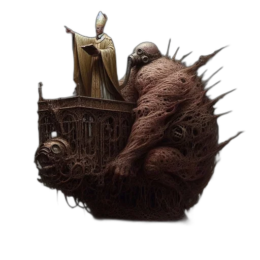 creature, animal, dragon, staff transparent PNG cut-out