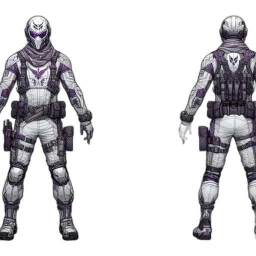 concept art, 3d render, cyberpunk, comic book art transparent PNG cut-out