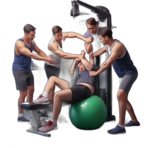 humorous, scene, shows, man transparent PNG cut-out