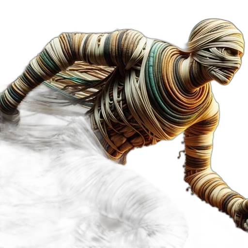mask, robot, creature, staff transparent PNG cut-out