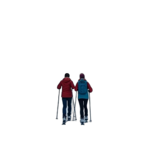 jacket, umbrella, staff, hat transparent PNG cut-out