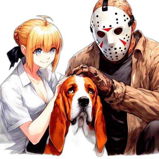 mask, animal, concept art, anime transparent PNG cut-out