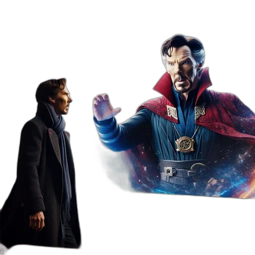 concept art, comic book art, outer space, man transparent PNG cut-out
