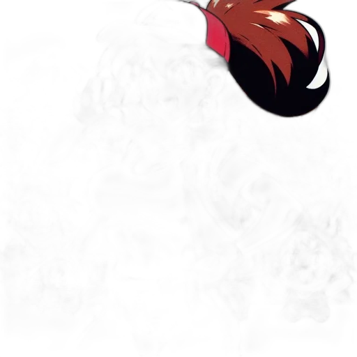 dragon, staff, hair, creature transparent PNG cut-out