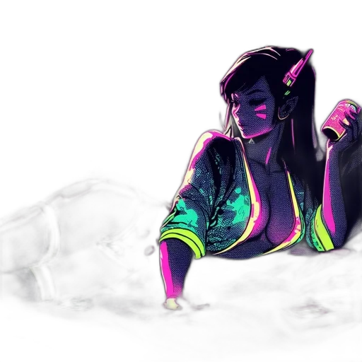 jacket, creature, cyberpunk, concept art transparent PNG cut-out
