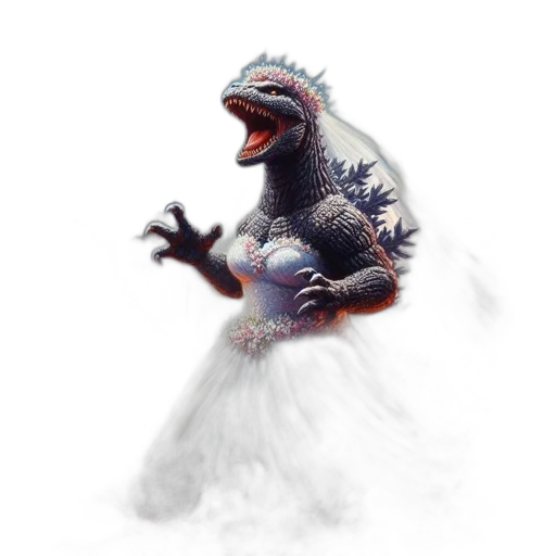 creature, dragon, dress, animal transparent PNG cut-out