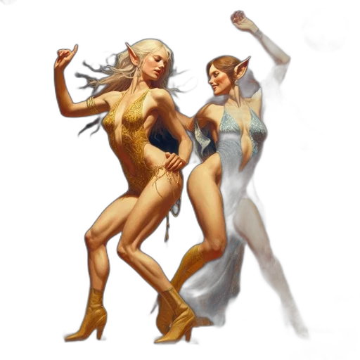 concept art, fantasy art, comic book art, pixel art transparent PNG cut-out