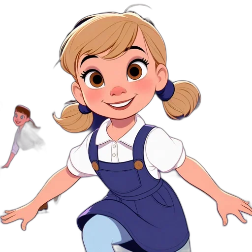 dress, staff, cartoon, concept art transparent PNG cut-out
