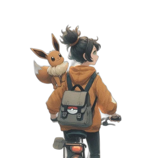 jacket, animal, staff, robot transparent PNG cut-out