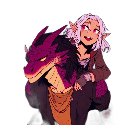 dragon, creature, fantasy art, concept art transparent PNG cut-out