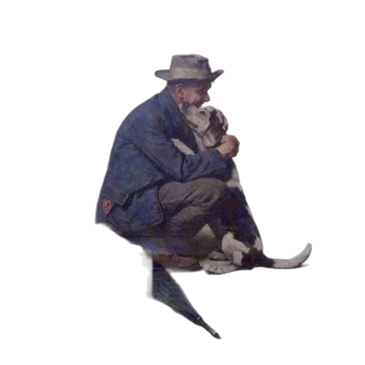 hat, staff, animal, jacket transparent PNG cut-out