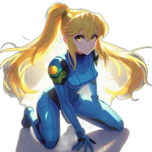 robot, staff, hair, dress transparent PNG cut-out