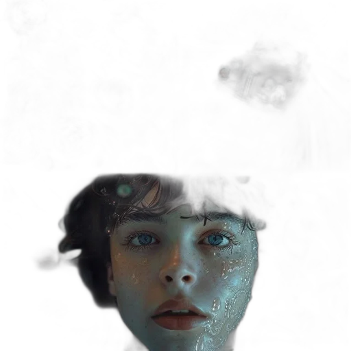 face, mask, creature, robot transparent PNG cut-out