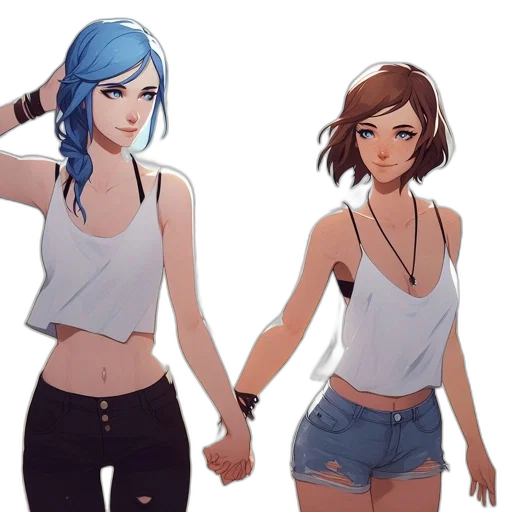 concept art, anime, comic book art, pixel art transparent PNG cut-out