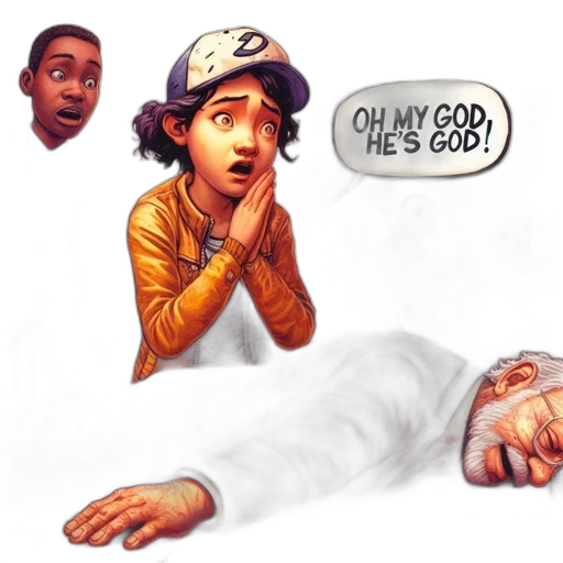 comic book art, concept art, cartoon, fire transparent PNG cut-out