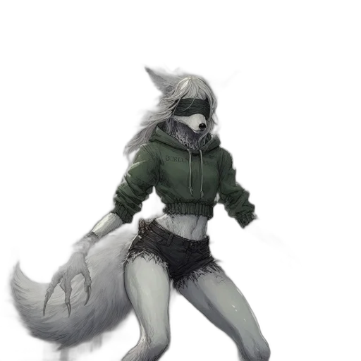 jacket, staff, mask, animal transparent PNG cut-out