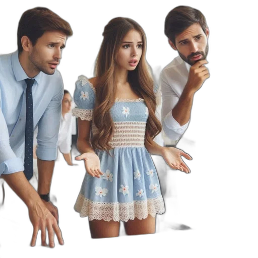 dress, furniture, concept art, 3d render transparent PNG cut-out