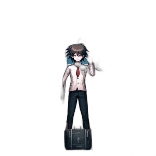 staff, robot, creature, jacket transparent PNG cut-out
