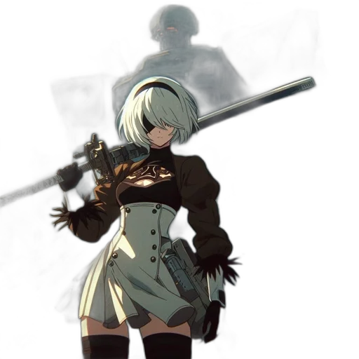 weapon, staff, sword, jacket transparent PNG cut-out