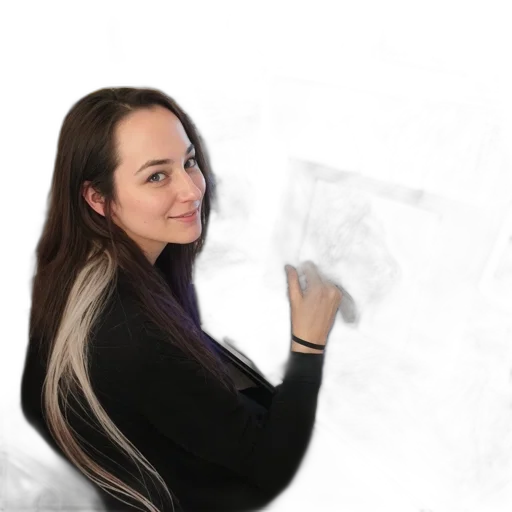 staff, hair, dragon, weapon transparent PNG cut-out