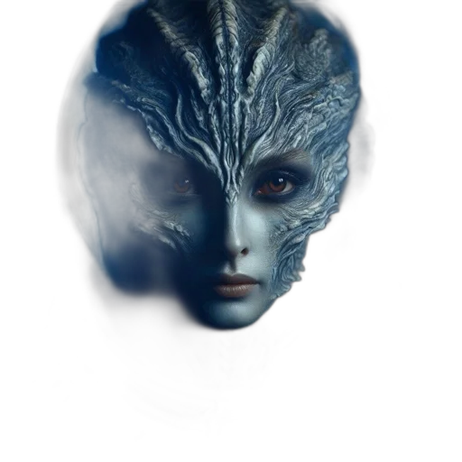 mask, face, creature, dragon transparent PNG cut-out