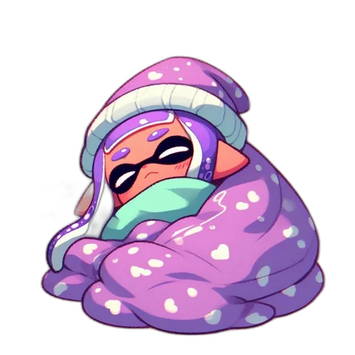 creature, pixel art, concept art, vaporwave transparent PNG cut-out