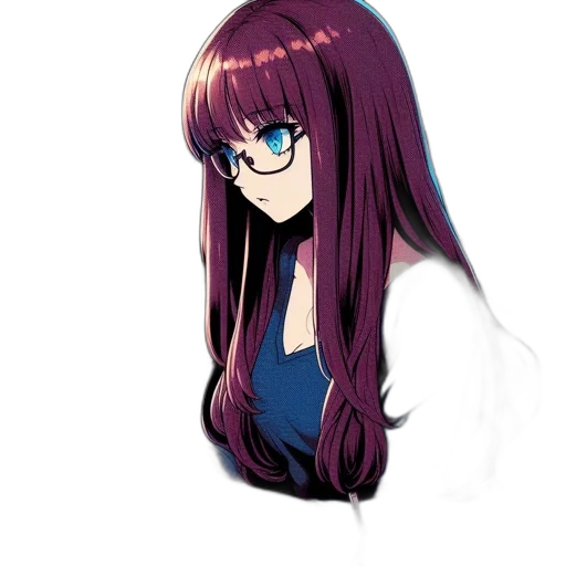 hair, staff, face, dress transparent PNG cut-out