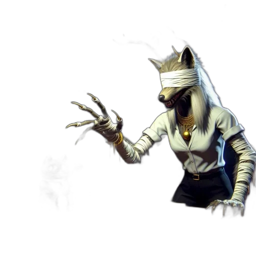 mask, creature, robot, staff transparent PNG cut-out
