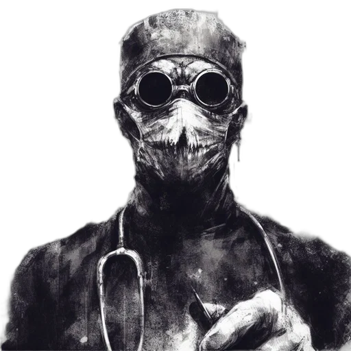 mask, face, staff, robot transparent PNG cut-out